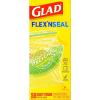 imageGlad FlexN Seal Zipper Food Storage Sandwich Bags Resealable Snack Bags Multipurpose Use 100 Count Pack of 438 Count Pack of 4