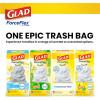 imageGlad ForceFlex Tall Kitchen Drawstring Trash Bags 13 Gal Fragrance Free 110 Ct Package May VaryFragrance Free