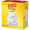 imageGlad ForceFlex Tall Kitchen Drawstring Trash Bags 13 Gallon 120 Count Package May Vary