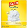 imageGlad ForceFlex Tall Kitchen Drawstring Trash Bags 13 Gallon 120 Count Package May Vary