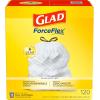 imageGlad ForceFlex Tall Kitchen Drawstring Trash Bags 13 Gallon 120 Count Package May Vary