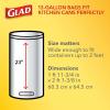 imageGlad ForceFlex Tall Kitchen Drawstring Trash Bags 13 Gallon 120 Count Package May Vary