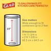 imageGlad ForceFlex Tall Kitchen Drawstring Trash Bags 13 Gallon 90 Count Package May VaryOdor Shield