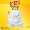 imageGlad ForceFlex Tall Kitchen Drawstring Trash Bags 13 Gallon 90 Count Package May VaryUnscented
