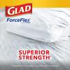 imageGlad ForceFlex Tall Kitchen Drawstring Trash Bags 13 Gallon 90 Count Package May VaryUnscented