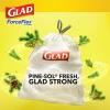 imageGlad ForceFlex Tall Kitchen Trash Bags 13 Gal PineSol Original 110 Ct Package May Vary