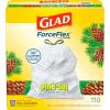 imageGlad ForceFlex Tall Kitchen Trash Bags 13 Gal PineSol Original 110 Ct Package May Vary