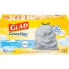 imageGlad ForceFlex Tall Kitchen Trash Bags 13 Gallon Fresh Clean 80 Count Package May Vary40 Count Pack of 1
