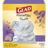 imageGlad ForceFlex Tall Kitchen Trash Bags 13 Gallon Gain Lavender 110 Count Package May VaryGain Lavender