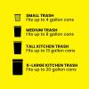 imageGlad ForceFlex Tall Kitchen Trash Bags 13 Gallon Gain Lavender 110 Count Package May VaryGain Moonlight Breeze