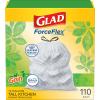 imageGlad ForceFlex Tall Kitchen Trash Bags 13 Gallon Gain Original 110 Count Package May VaryGain Original