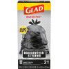 imageGlad Large 30 Gallon Trash Bags Unscented Heavy Duty Garbage Bags Forceflex with Drawstring 50 Count Packaging May VaryUnscented