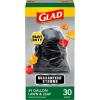 imageGlad Large 30 Gallon Trash Bags Unscented Heavy Duty Garbage Bags Forceflex with Drawstring 50 Count Packaging May VaryUnscented