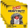 imageGlad Large 30 Gallon Trash Bags Unscented Heavy Duty Garbage Bags Forceflex with Drawstring 50 Count Packaging May VaryUnscented