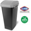 imageGlad Link ampamp Sort 36 Gallon Waste and Recycle Center  3x12G 3x45L Plastic Bin Compartments for Trash Recycling Compost with Odor Protection and Swing Top and Lift Up Lids