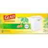 imageGlad Medium Trash Bags 8 Gallon Gain Original with Febreze Garbage Bags With Odor Control and Drawstring 80 CountGain Original