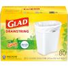 imageGlad Medium Trash Bags 8 Gallon Gain Original with Febreze Garbage Bags With Odor Control and Drawstring 80 CountGain Original