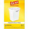 imageGlad Medium Trash Bags 8 Gallon Gain Original with Febreze Garbage Bags With Odor Control and Drawstring 80 CountUnscented