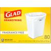 imageGlad Medium Trash Bags 8 Gallon Gain Original with Febreze Garbage Bags With Odor Control and Drawstring 80 CountUnscented
