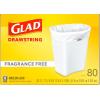 imageGlad Medium Trash Bags 8 Gallon Gain Original with Febreze Garbage Bags With Odor Control and Drawstring 80 CountUnscented