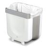 imageGlad Roomate Collapsible Waste Bin  Compact Travel Trash Can with SpaceSaving Expandable Design  Indoor and Outdoor Disposal Basket 2 Gallon White2 Gallon