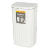imageGlad Roomate Under Counter Waste Bin  Space Saving Small Trash Can for Kitchen Cabinet Bathroom or Office  Dual Lid for Ease of Opening 9 Liter White12L