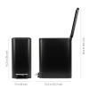 imageGlad Slim Bathroom Trash Can  Small Garbage Pail with Soft Close Lid ampamp Step Foot Pedal  Narrow Stainless Steel Waste Basket with Removable Inner Bucket 26 GallonBlack