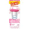 imageGlad Small Trash Bags 4 Gallon Lemon Fresh Bleach Garbage Bags Odor Resistant with Drawstring 80 CountCherry Blossom