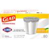 imageGlad Small Trash Bags 4 Gallon Lemon Fresh Bleach Garbage Bags Odor Resistant with Drawstring 80 CountLemon Fresh Bleach