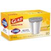 imageGlad Small Trash Bags 4 Gallon Lemon Fresh Bleach Garbage Bags Odor Resistant with Drawstring 80 CountLemon Fresh Bleach