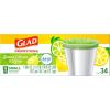 imageGlad Small Trash Bags 4 Gallon Lemon Fresh Bleach Garbage Bags Odor Resistant with Drawstring 80 CountSweet Citron  Lime