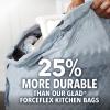 imageGlad Tall Kitchen Trash Bags 13 Gallon MaxStrength Cherry Blossom Garbage Bags Drawstring 90 CountEucalyptus  Peppermint