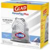 imageGlad Tall Kitchen Trash Bags ForceFlexPlus With Clorox 13 Gallon Mountain Air 90 Count
