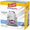 imageGlad Tall Kitchen Trash Bags ForceFlexPlus With Clorox 13 Gallon Mountain Air 90 Count