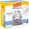 imageGlad Tall Kitchen Trash Bags ForceFlexPlus With Clorox 13 Gallon Mountain Air 90 Count
