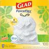 imageGlad Trash Bags ForceFlex Tall Kitchen Drawstring Garbage Bags 13 Gal 100 Ct Package May Vary