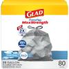 imageGlad ForceFlex MaxStrength Kitchen Trash Bags 20 Gal Fresh Clean Febreze 80 Ct Package May Vary80 Count Pack of 1
