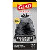 imageGlad Large 30 Gallon Trash Bags Unscented Heavy Duty Garbage Bags Forceflex with Drawstring 50 Count Packaging May VaryUnscented
