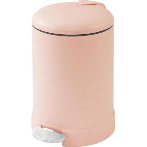 imageGLAD Small Trash Can 12 Gallon  Round Stainless Steel Garbage Bin with Soft Close Lid ampamp Step Foot Pedal  Metal Waste Basket with Removable Inner Bucket StainlessRust