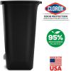 imageGlad 13 Gallon Trash Can Black Plastic Kitchen Waste Bin with Odor Protection of Lid ampamp Glad ForceFlex Tall Kitchen Trash Bags 13 Gallon Gain Original with Febreze 110 Count BundleGain Original