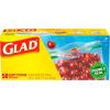 imageGlad Zipper Quart Freezer Bags Resealable Bags Multipurpose Use 50 Count Pack of 1