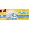 imageGlad OdorShield QuickTie Medium Trash Bags  Febreze Fresh Clean  8 Gallon  26 bags Pack of 6