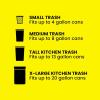 imageGlad ForceFlex MaxStrength Drawstring XL Kitchen Trash Bags 20 Gal Gain 80 Ct Package May VaryFresh Clean