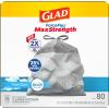 imageGlad ForceFlex MaxStrength Drawstring XL Kitchen Trash Bags 20 Gal Gain 80 Ct Package May VaryFresh Clean Pack of 3