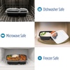image:imageGlad TakeAways 30Pack SnapSeal 2Compartment Dishwasher and Freezer Safe Reusable Food Storage Meal Prep Containers Made in North America 28 oz BPA Free30Pack