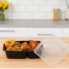 image:imageGlad TakeAways 30Pack SnapSeal 2Compartment Dishwasher and Freezer Safe Reusable Food Storage Meal Prep Containers Made in North America 28 oz BPA Free30Pack