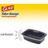 image:imageGlad TakeAways 60Pack SnapSeal Dishwasher and Freezer Safe Reusable Food Storage Bento Box Meal Prep Containers Made in North America 38 oz BPA Free30Pack