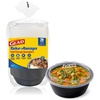 image:imageGlad TakeAways 60Pack SnapSeal Round Food Storage Containers 32 oz LeakResistant Lids Dishwasher amp Freezer Safe Reusable Meal Prep Bowls BPA Free Bulk Value Made in North America30Pack